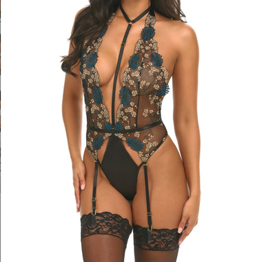 Metallic Embroidered Teddy