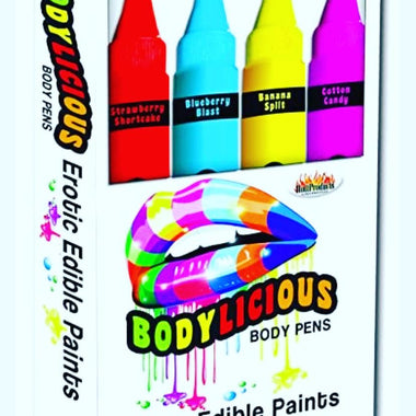 Bodylicious Edible Body Paint 4PK