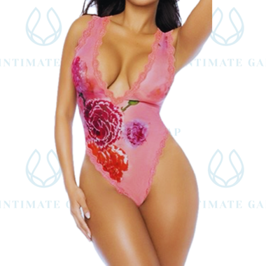 Floral Printed Teddy