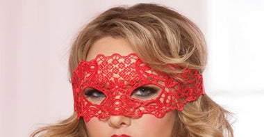 Red Lace Mask